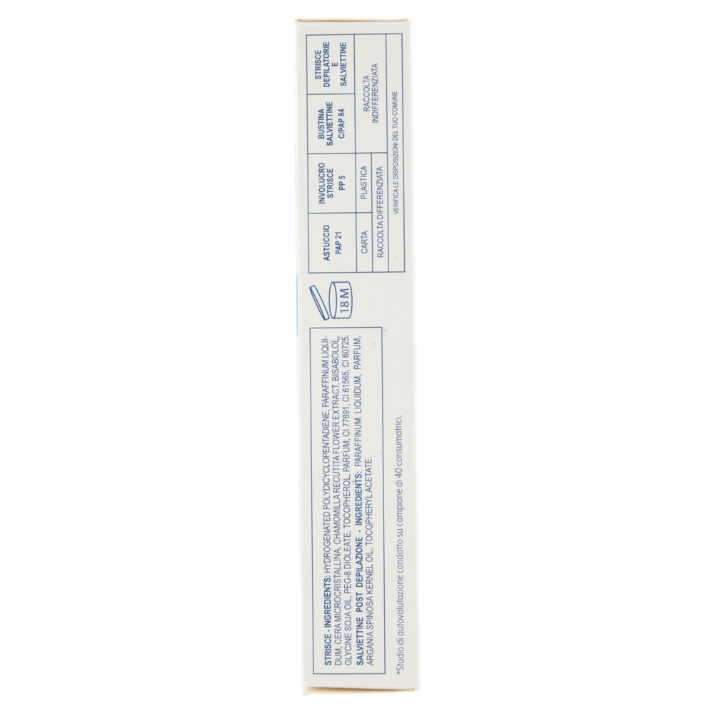 depilzero strisce depilatorie Viso 20 Strisce + 4 Salviettine